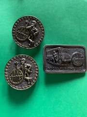 3 Mac Tools metal belt buckles beltbuckles