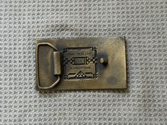 Vintage Indiana Metal Craft Acapulco Gold Belt Buckle Cannabis Marijuana Weed