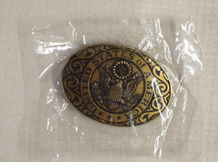 The United States of America Seal Solid Brass Belt Buckle – 2.5 X 3.5 BRAND NEW