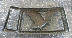 EAGLE HAWK BIRD FLIGHT FLYING SOARING CUTOUT DESIGN BELT BUCKLE