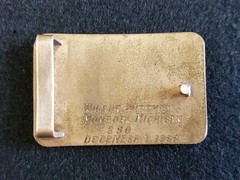 Vintage American Bowling « Eleven-In-A-Row Award » Belt Buckle