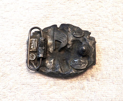 VINTAGE BELT BUCKLE HONOR VIETNAM VETERANS FORGOTTEN WARRIOR 1989 SISKIYOU BB14