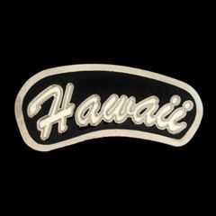 Hawaii Hawaiian Honolulu Island Belt Buckle Belts Buckles Boucle de Ceinture