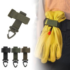 Belt Hanging Buckle Glove Hook Tactical Anti-lost Belt Buckle Rope Carrier Hook