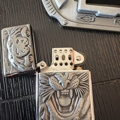 Tiger Guns Western Cowboy Lighter Belt Buckle