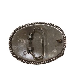Women&rsquo;s Cross Belt Buckle Silver Tone Western Rhinestones White Black