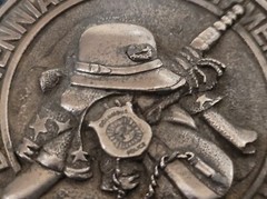 COLUMBUS DIVISION OF POLICE Belt Buckle 1976 W.M. Needles Bicentennial Police