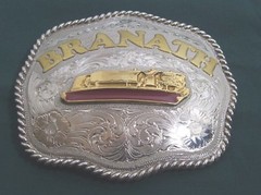 Beautiful Buckle « BRANATH » Ltd Ed. Buckle No. 175 Paving Machine Construction