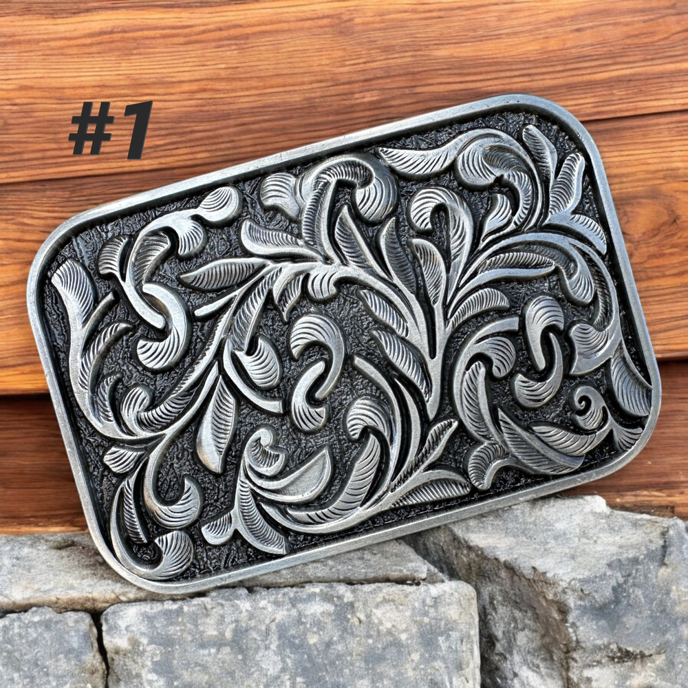 Western Buckle Cowboy Belt Buckles For 1-1/5&Prime; Belt Rodeo Buckles