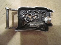 Rare!!! Kieselstein-Cord Sterling GAZELLE Buckle Reindeer