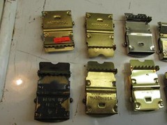 11 Uniform Belt Buckles some New