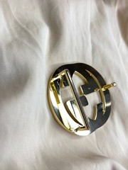 Double G 1.5` Belt Buckle Gold GG Logo 40 mm Replacement Buckle Designer Style