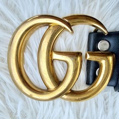 GUCCI Pre-Owned Belt Interlocking Gg Big Logo Black