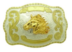 Horse Belt Buckle Saddle Horseshoe Rodeo Western Cowboy Cowgirl Women Big Men