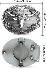 Western Belt Buckle Men: Big Belt Buckles Beer Holder Man| Western Cowboy Large