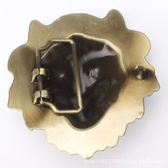 Lion Head Men&rsquo;s Belt Buckle Western Cowboy Native American (HLN-01-G)