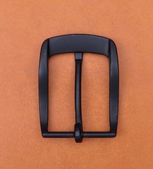 Cool Black Pin Single Prong Clip Buckle for DIY Leathercraft Belt Replacement