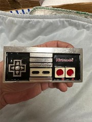 Two Nintendo Game Controller Belt Buckles