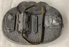 1984 Expect No Mercy Belt Buckle Skull Badge-Special Forces-Serial #1438