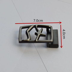 Salvatore Ferragamo Men&rsquo;s Gunmetal Grey Belt Buckle for 3.5cm Belt