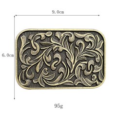 Patterned belt buckle for men&rsquo;s Western cowboy motorcycle riding