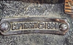 Dragon Belt Buckle 1984 Baron Gothic Mythical Medieval H1422 Great American Co