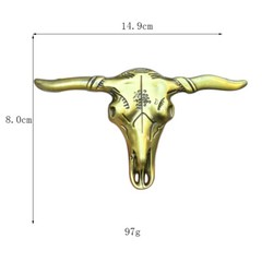 Zinc alloy belt buckle Texas cow head belt buckle Western denim