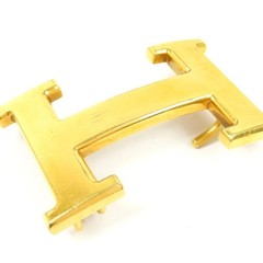 Beautiful Hermes Constance Belt H Buckle Vintage Accessory Gp Gold Ladies Used