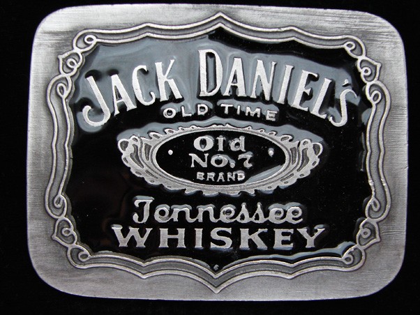 PC11140 REALLY NICE 2004 **JACK DANIEL&rsquo;S TENNESSEE WHISKEY** BOOZE BELT BUCKLE