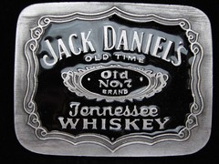 PC11140 REALLY NICE 2004 **JACK DANIEL&rsquo;S TENNESSEE WHISKEY** BOOZE BELT BUCKLE