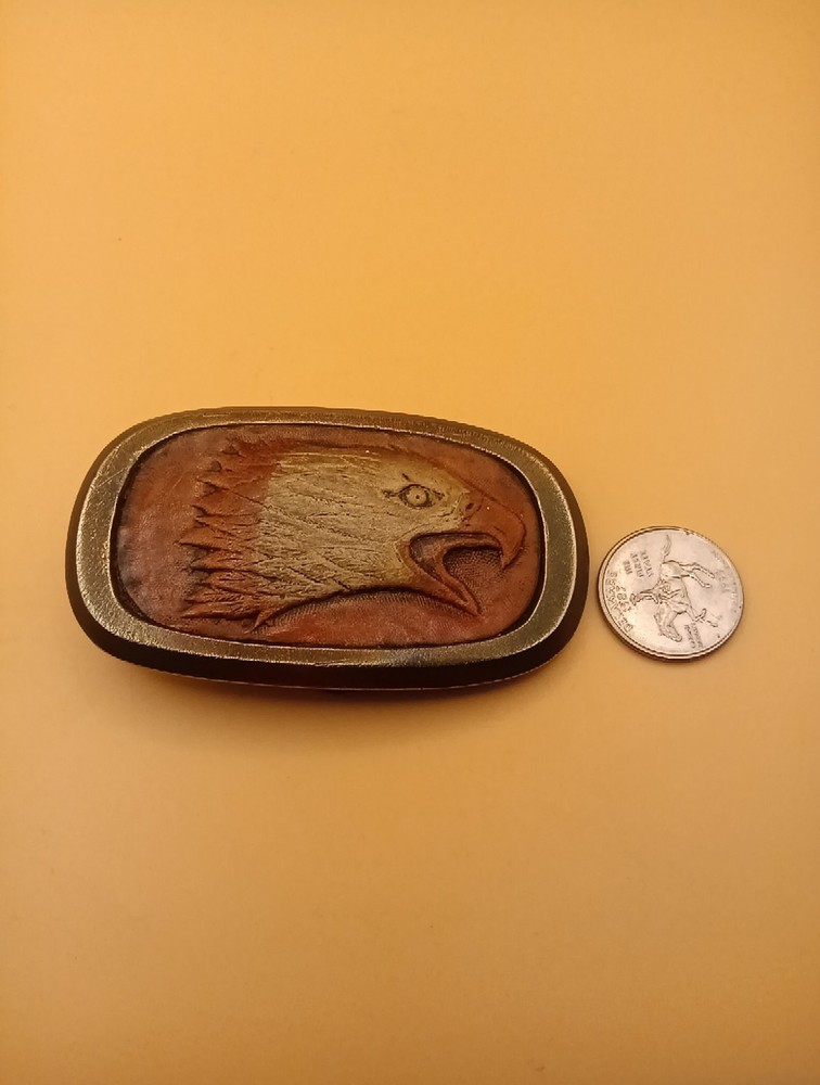 Belt Buckle Eagle The Great American Belt Buckle Company USA 1983 #D825 Vintage