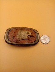 Belt Buckle Eagle The Great American Belt Buckle Company USA 1983 #D825 Vintage
