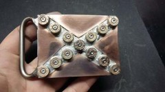 Iron Cross themed belt buckle pride and duty 2nd amendment – RT ARTISAN WORKS