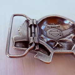 Harley-Davidson Belt Buckle Unisex Silver Sugar Skull 2013 Rose Biker Accessory