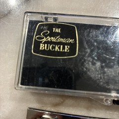 The Sportsman Buckle Multi-Tool Belt Buckle Mens Gold Good Bottle Opener Vintage