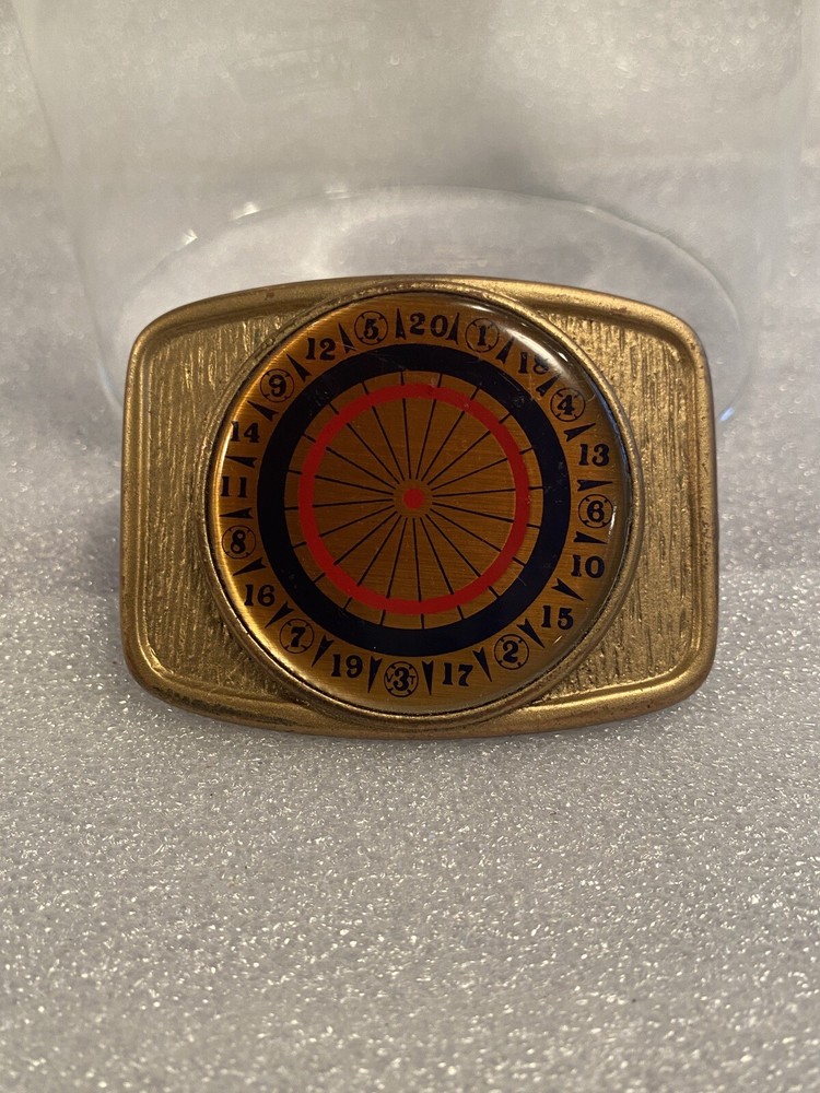 Dart Board Belt Buckle. 3&Prime; x 2-1/4&Prime; Unbranded.