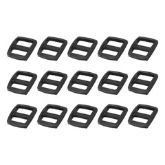 Bag Belt Glide Buckle (1.5cm/0.6&Prime;) 15Pcs, Plastic Adjustable Buckle Fasteners