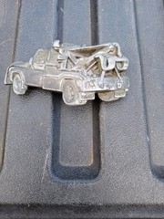 Towtruck Belt Buckle 1980 235, the great American Belt Buckle Company Vintage