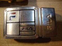 Dunhill & FILA Logo Men&rsquo;s Belt Buckles Vintage lot of 2