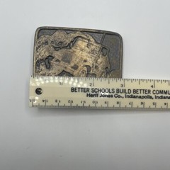 Jeep Car 4-Wheeling off road mud belt buckle Vintage Retro Collectible