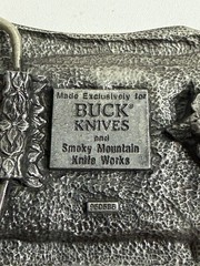 Vintage Buck Knives Belt Buckle Four Generations Of Knife Makers 950566
