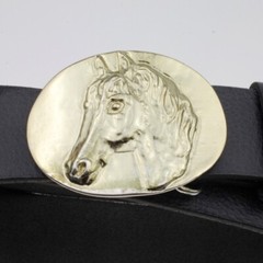 Belt buckle horse pin buckle for 4 cm leather belt pin buckles gs124
