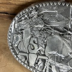 NEW SEALED COWBOY WESTERN CATTLE DRIVE LONGHORN STEER ZEE SERIES BELT BUCKLE