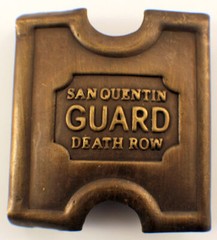 Anson Mills Belt Buckle San Quentin Guard Death Row Solid Brass Reenactments