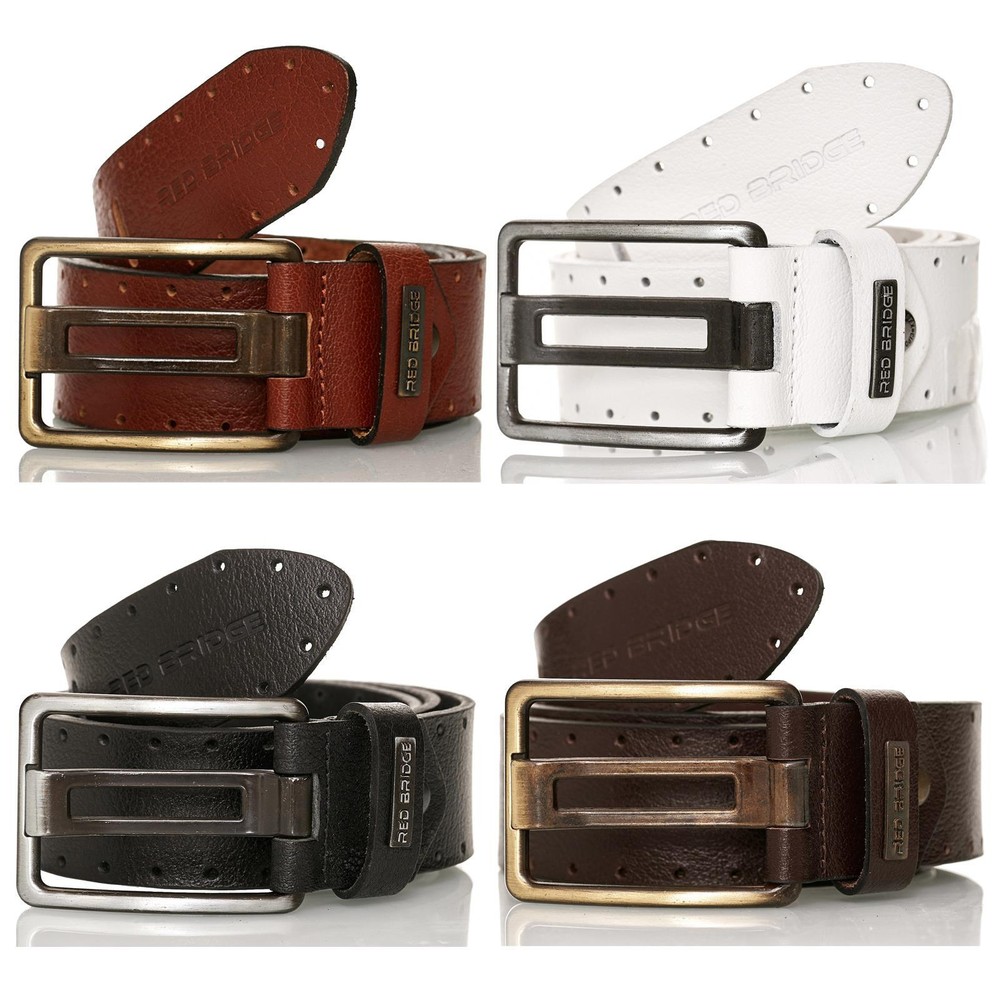 Redbridge Herren Leder Gürtel Echtleder Ledergürtel Belt Premium Breit R-3028