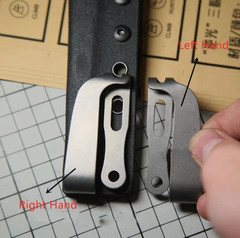 NEW Titanium Alloy Belt Clip Kydex Plate Clip Pocket Clip Waist Clip Hook Buckle
