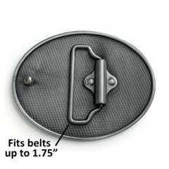 Sasquatch Belt Buckle – Big Foot Sighting Handmade Oval Buckle – 731