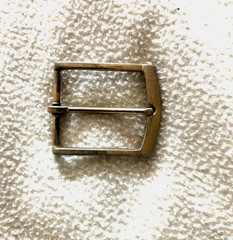 50mm Brass Men&rsquo;s Rectangle Belt Buckle Single Prong