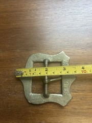 VTG Solid Brass Belt Buckle Men&rsquo;s Pin Belt Buckles Fits For 2&Prime; inch Belt