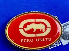 Ecko Unltd Belt Buckle Attention Grabbing Led Lights! W/ Fresh Battery